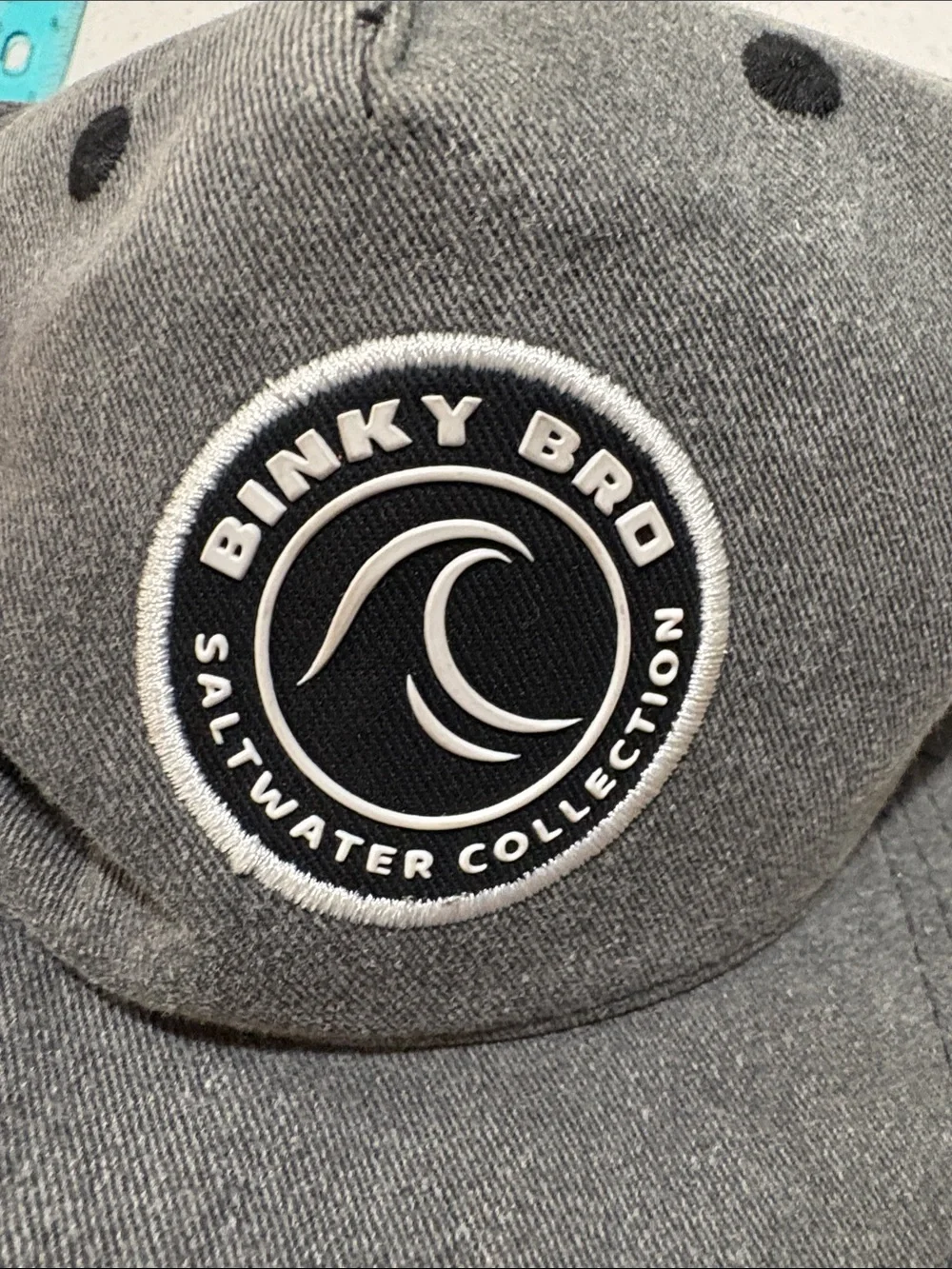 Binky Bro Kids' Gray Saltwater Collection Cap